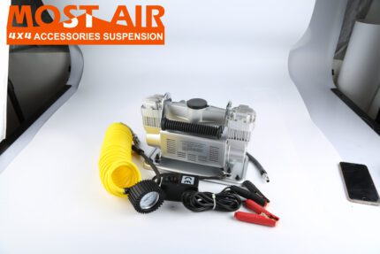 Tire Inflator, 12 Volt 120 PSI Twin Air Compressor for Trucks, SUVs, RVs & Trailers