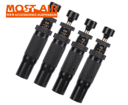 Generic Tire Deflation Valve, 4Pcs Tire Air Descent Valve for 4x4 Off-Road Vehicle