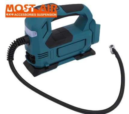 Cordless Air Pump, Dual Power Supply with 11ft Car Cigar Lighter Plug Cable, Auto Inflation with Intelligent Preset Function, for BL1860 BL1850 BL1840 BL1830 BL1815 Battery