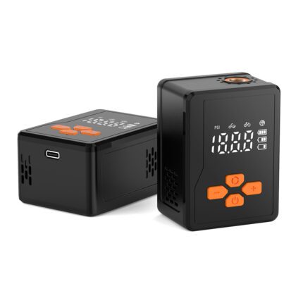 Portable wireless digital display outdoor emergency bicycle, motorcycle, basketball and car electric air pump