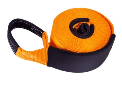 Heavy Duty Tow Strap Recovery Kit 3 in x 20 ft (MBS-36000 lbs) Tree Saver Winch Strap Triple Reinforced Loop and Protective Sleeves and Storage Bag 3/4in D-Ring Shackles for Truck Jeep SUV ATV