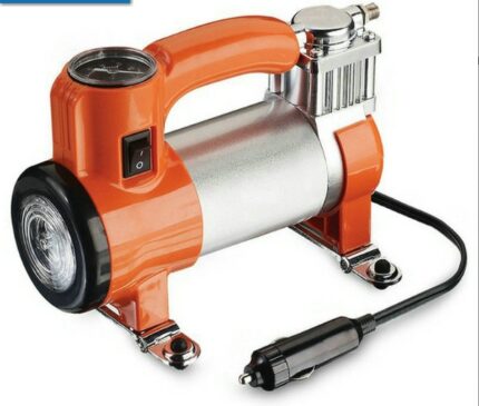 DC 12V 100psi Portable with Light Car Air Compressor