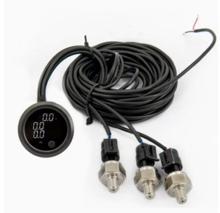 Solenoid Valve Air Ride Suspension Manifold Valve W/ Red Gauge & Control Panel