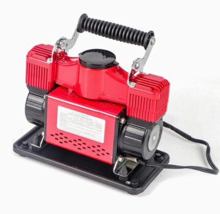 Double Cylinder DC 12V Tire Inflator Pump / Mini Car Air Compressor