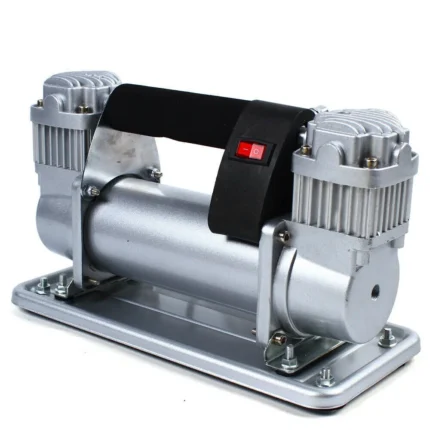 Car Air Pump Double-cylinder Metal Off-road Play Sand Pump Air Compressors